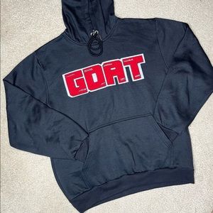 GOAT Sneak Gallery laced Up "Bred" Hoodie | Size L